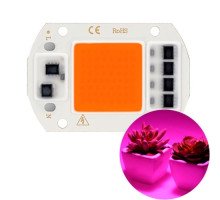 Світлодіодна фіто матриця з драйвером COB LED 50Вт 220В фітосвітлодіод
