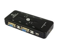 4-портовий KVM свіч, перемикач USB