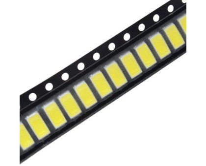 100x 5630 5730 SMD LED 3В 0.5Вт 50-55лм светодиод, белый