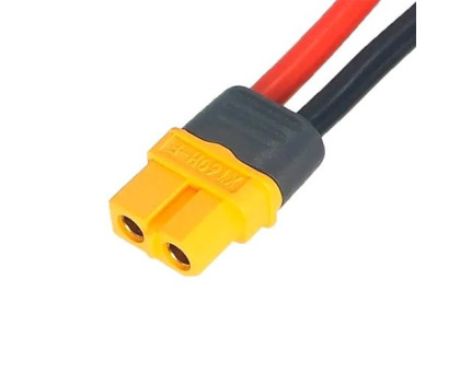 Кабель силовий XT60H-F XT60 23см 14AWG 30А, маркування 12AWG, мама