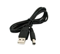 Кабель переходник USB - 5.5x2.1мм 5.5x2.5мм 1.5м для светильника ночника