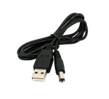 Кабель переходник USB - 5.5x2.1мм 5.5x2.5мм 1.5м для светильника ночника