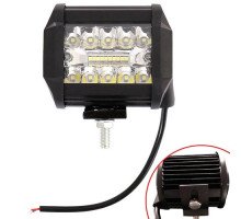 Светодиодная LED панель фара дополнительного света для авто 4” 12В 60Вт