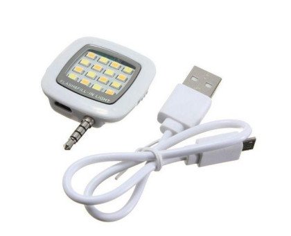 Селфі спалах для смартфонів, 16LED, 3.5 мм