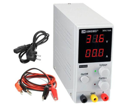 Блок живлення лабораторний 0-30В 0-10А LONGWEI LW-K3010D