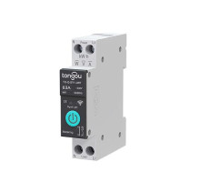 WiFi автоматический выключатель Tongou 1P 63А DIN однофазный, счетчик кВт/ч