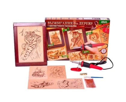 Набор для выжигания по дереву с пирографом, Danko Toys