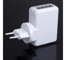 Сетевое зарядное, 4 USB, 5V 2.1A для Ipad, Premium