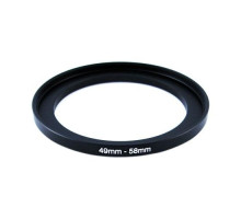 Повышающее степ кольцо 49-58мм для Canon, Nikon