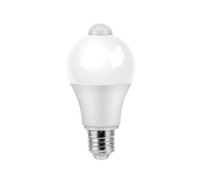 Лампа светодиодная с датчиком движения E27, 12Вт LED