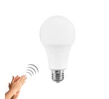 Лампа светодиодная с датчиком звука и освещенности E27, 9Вт LED