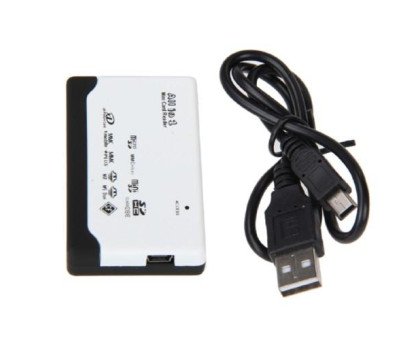 USB Mini/MicroSD, SD MMC, xD M2 MS Duo CF кардрідер
