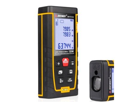Дальномер лазерный, лазерная рулетка до 120м SNDWAY SW-TG120