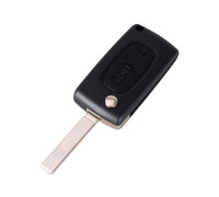 Викидний ключ, корпус під чіп, 2кн DKT0269, Peugeot, ніша CE0536, VA2