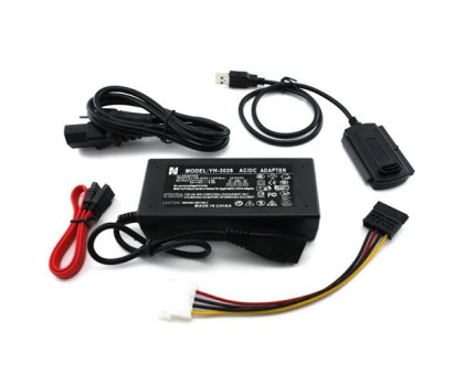 Перехідник USB 2.0 - SATA, IDE, 2.5/3.5 і блок живлення