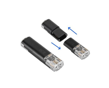 З’єднувач дротів D2 10шт 2пін 18-22AWG без зачищення, швидкозатискний