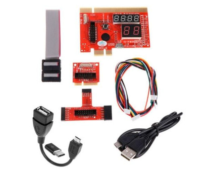 POST карта KQCPET6 V6 тип B, PCI, PCI-E MicroUSB mini PCI-E LPC Android