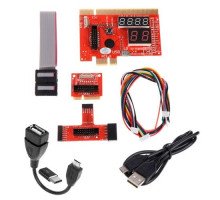 POST карта KQCPET6 V6 тип B, PCI PCI-E MicroUSB mini PCI-E LPC Android
