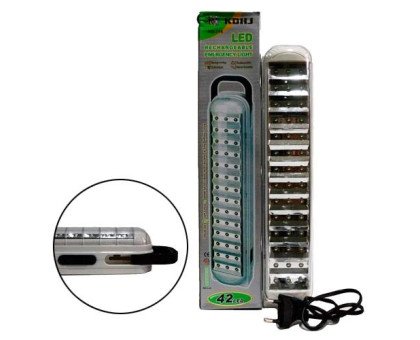 Светильник аварийный 42 LED аккумуляторный 1300мАч KD-714