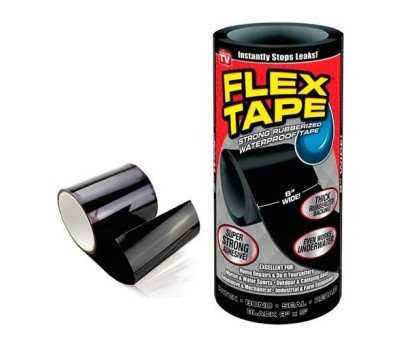Водонепроникна ізоляційна стрічка FLEX TAPE 150х18см прогумована