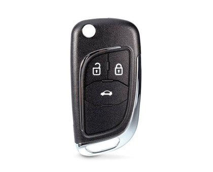Выкидной ключ, корпус под чип, 3кн DKT0269, Chevrolet, HU100, NEW