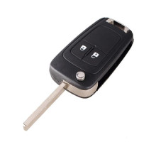 Выкидной ключ, корпус под чип, 2кн, Opel Astra 2, HU100
