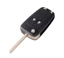 Выкидной ключ, корпус под чип, 2кн, Opel Astra 2, HU100