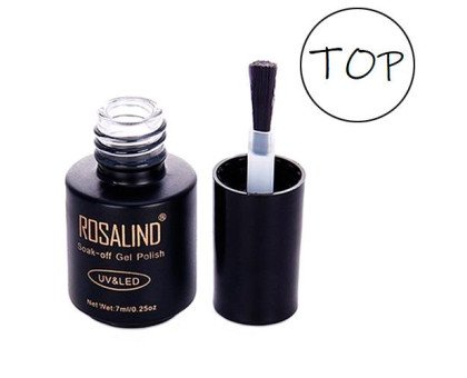 Финишное топовое покрытие финиш топ для гель-лака шеллака Rosalind 7мл