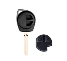Ключ заготовка, корпус под чип, 2кн, Suzuki, TOY43