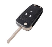 Выкидной ключ, корпус под чип, 3кн, Opel Astra 3, HU100