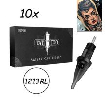 10x Модульная игла 1213RL 0.35мм, картридж для тату мембранный, контур