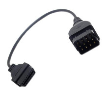 Перехідник з OBD2 16pin мама на GAZ ГАЗ 12pin тато