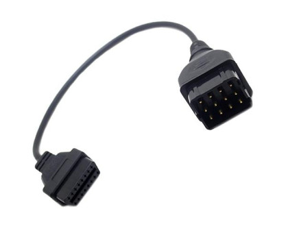Перехідник з OBD2 16pin мама на GAZ ГАЗ 12pin тато