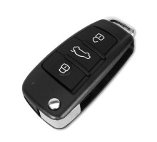 Выкидной ключ, корпус под чип, 3кн, Audi, без лезвия