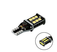 2x LED T15 W16W лампа в автомобіль, 12+3 SMD 2835, з обманкою Canbus, білий