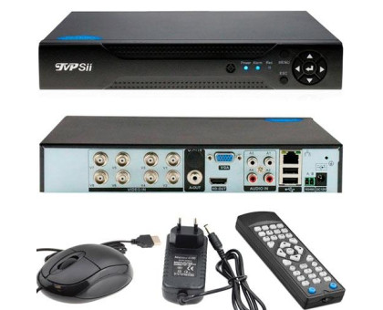 Відеореєстратор HVR NVR DVR TVPSii 6008T-MH, AHD-H 1080P, 8 каналів