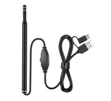 Эндоскоп медицинский, ЛОР отоскоп с камерой, USB MicroUSB Type-C, 1.3Мп