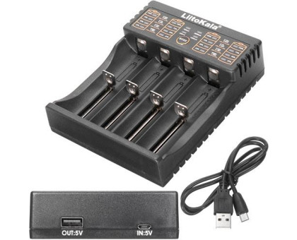 Умное зарядное устройство Liitokala Lii-402 Li-ion 18650 Ni-MH, 4 канала