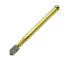 Стеклорез масляный роликовый с металлической ручкой 16см PMT-059