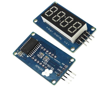 4-розрядний 7-сегментний індикатор під годинник на драйвері TM1637 Arduino