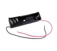 Батарейний відсік для 1x 18650, 3.7В бокс кейс з дротами, Arduino
