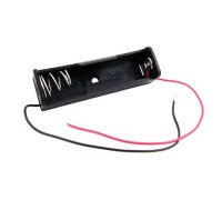 Батарейний відсік для 1x 18650, 3.7В бокс кейс з дротами, Arduino
