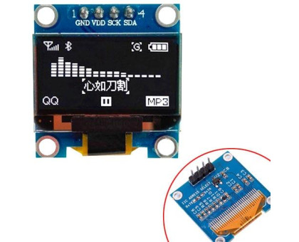 OLED дисплей графічний SSD1306 I2C 4p 0.96