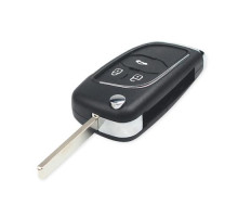 Выкидной ключ, корпус под чип, 3кн DKT0269, Opel Corsa E, HU100, NEW