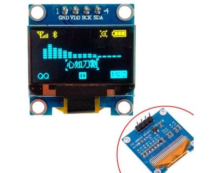 OLED дисплей графічний SSD1306 I2C 4p 0.96