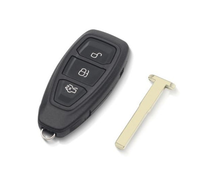 Ключ зажигания, чип 4D83 KR55WK48801 3 кнопки HU101 для Ford Focus Fiesta