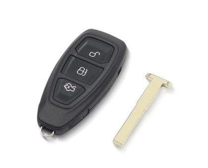Ключ запалювання, чіп 4D83 KR55WK48801 3 кнопки HU101 для Ford Focus Fiesta