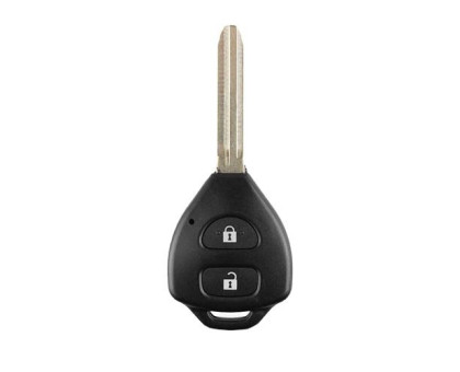 Ключ заготовка, корпус под чип, 2кн, Toyota, TOY43