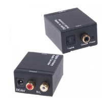Конвертер ЦАП Toslink, Coaxial - RCA цифра-аналог