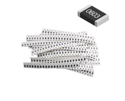 660x Резистор SMD 0603 0.1Вт 1% 1Ом-1МОМ, набір